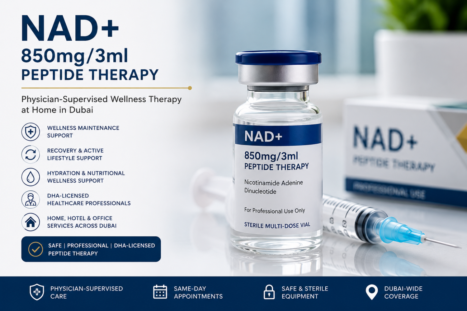 NAD+ 850mg/3ml Therapy
