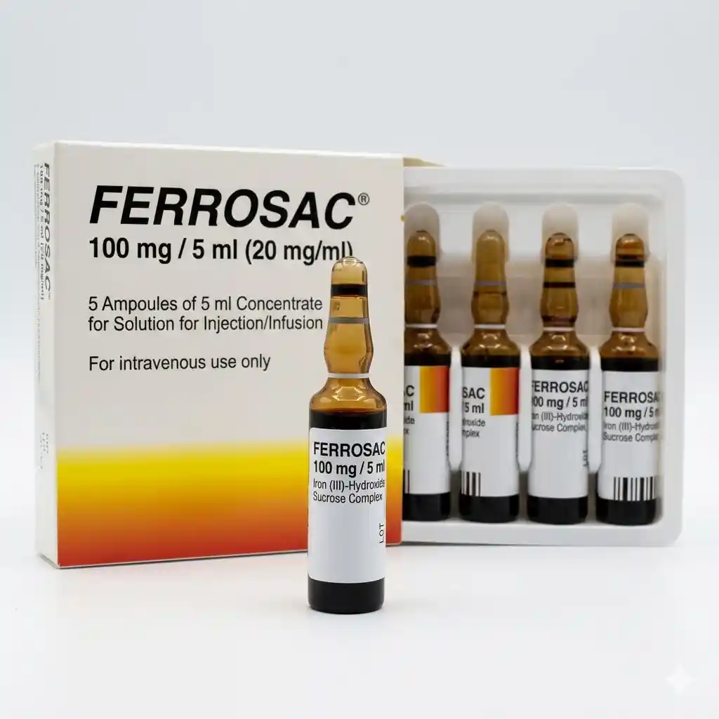 FEROSAC IV  100mg/5ml 5 amp